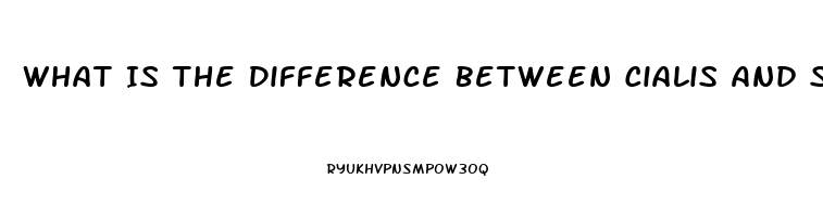 What Is The Difference Between Cialis And Sildenafil