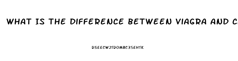 What Is The Difference Between Viagra And Cialis