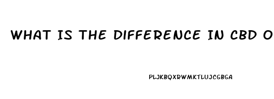 What Is The Difference In Cbd Oil For Dogs And Humans