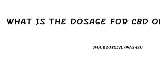 What Is The Dosage For Cbd Oil In The Mouth