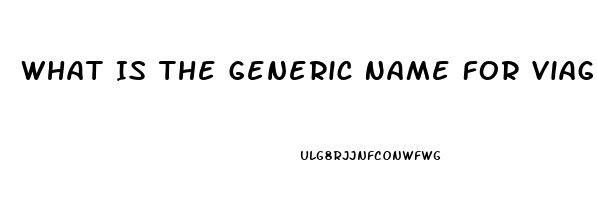 What Is The Generic Name For Viagra