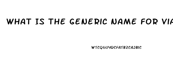 What Is The Generic Name For Viagra