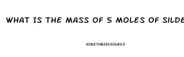 What Is The Mass Of 5 Moles Of Sildenafil