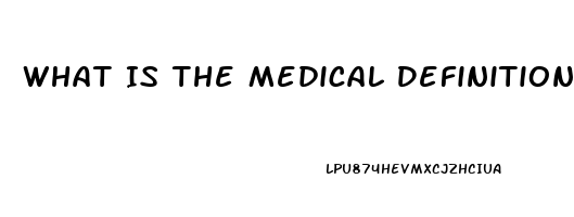 What Is The Medical Definition Of Impotence