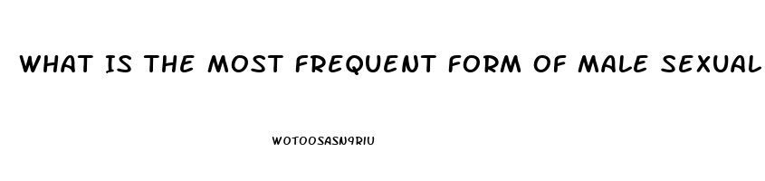 What Is The Most Frequent Form Of Male Sexual Dysfunction