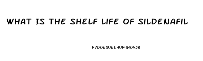 What Is The Shelf Life Of Sildenafil