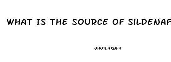 What Is The Source Of Sildenafil Citrate