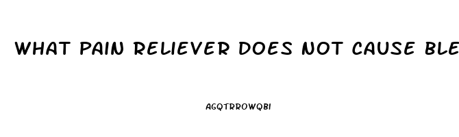 What Pain Reliever Does Not Cause Bleeding