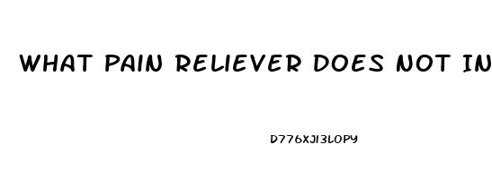 What Pain Reliever Does Not Increase Blood Pressure