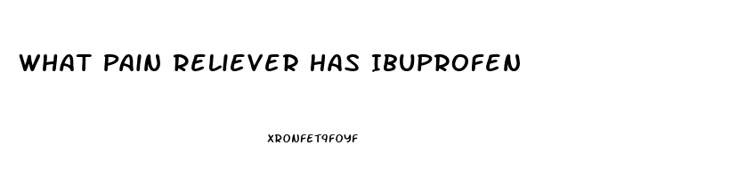 What Pain Reliever Has Ibuprofen