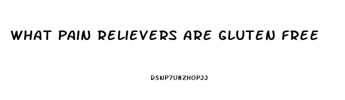 What Pain Relievers Are Gluten Free