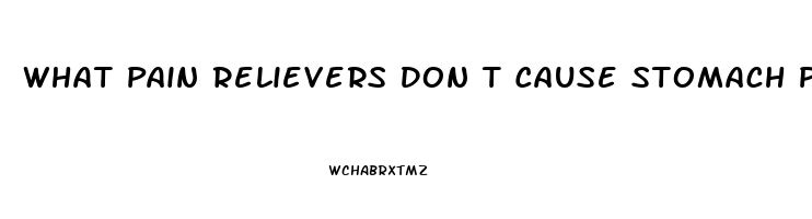 What Pain Relievers Don T Cause Stomach Problems