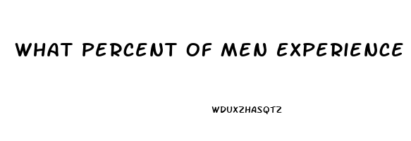 What Percent Of Men Experience Sexual Impotence