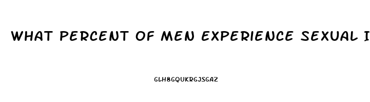 What Percent Of Men Experience Sexual Impotence