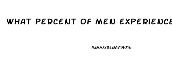 What Percent Of Men Experience Sexual Impotence