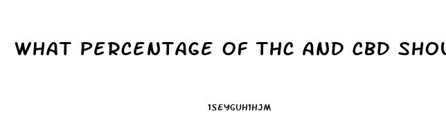 What Percentage Of Thc And Cbd Should Rick Simpson Oil Have