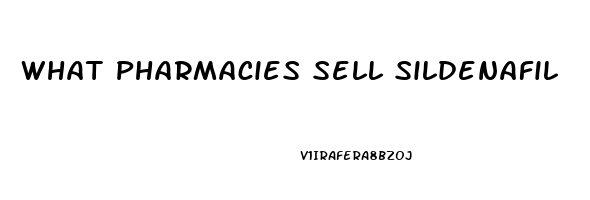 What Pharmacies Sell Sildenafil