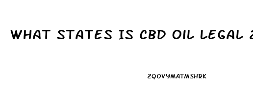 What States Is Cbd Oil Legal 2023