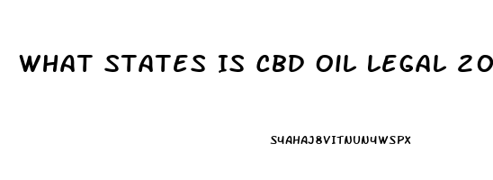 What States Is Cbd Oil Legal 2023