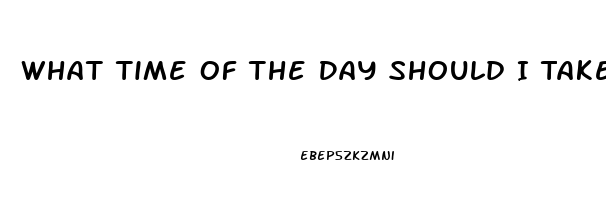 What Time Of The Day Should I Take Cbd Oil