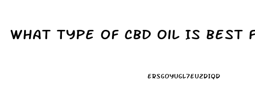 What Type Of Cbd Oil Is Best For Lung Cancer