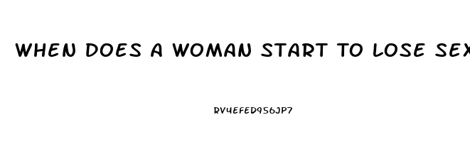 When Does A Woman Start To Lose Sex Drive