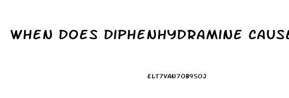 When Does Diphenhydramine Cause Impotence