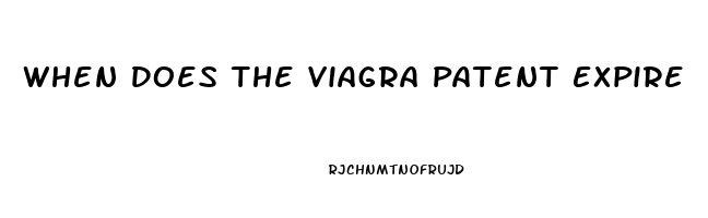 When Does The Viagra Patent Expire