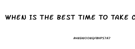 When Is The Best Time To Take Cbd Hemp Oil