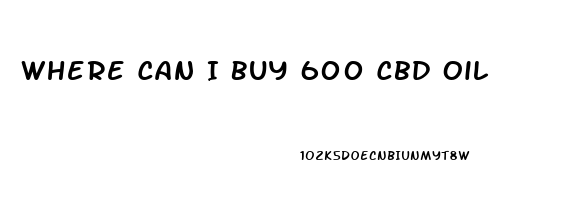 Where Can I Buy 600 Cbd Oil