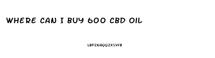 Where Can I Buy 600 Cbd Oil