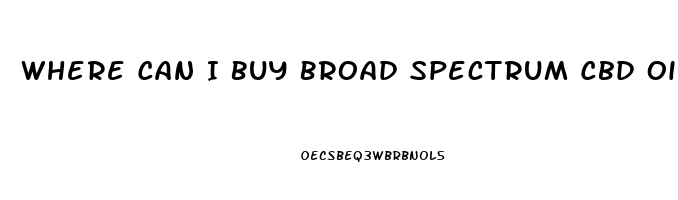 Where Can I Buy Broad Spectrum Cbd Oil 46218