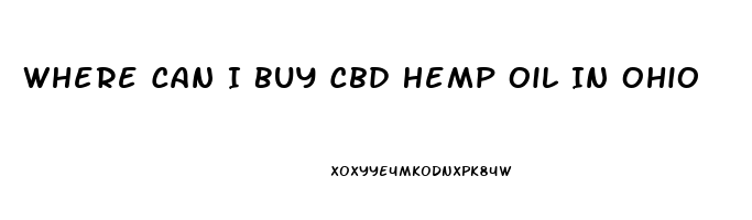 Where Can I Buy Cbd Hemp Oil In Ohio