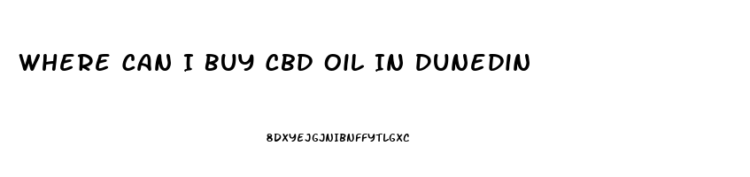 Where Can I Buy Cbd Oil In Dunedin