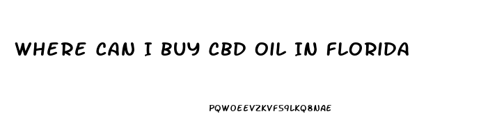 Where Can I Buy Cbd Oil In Florida