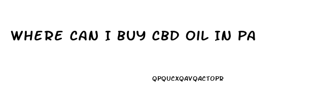 Where Can I Buy Cbd Oil In Pa