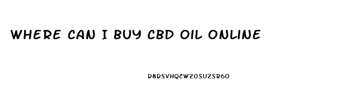 Where Can I Buy Cbd Oil Online