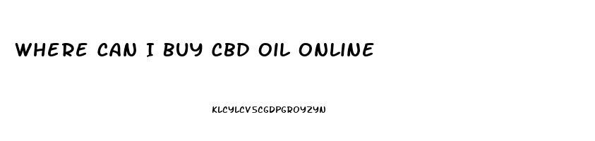 Where Can I Buy Cbd Oil Online