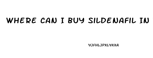 Where Can I Buy Sildenafil In The Us