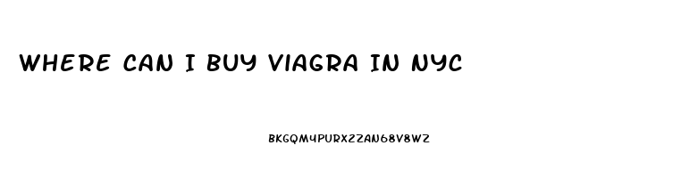 Where Can I Buy Viagra In Nyc