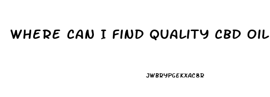 Where Can I Find Quality Cbd Oil In Nyc