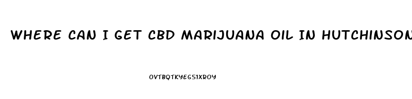 Where Can I Get Cbd Marijuana Oil In Hutchinson Ks