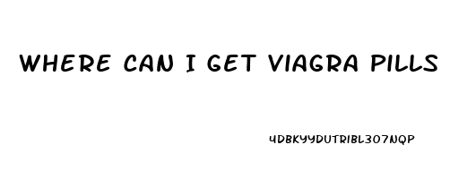 Where Can I Get Viagra Pills