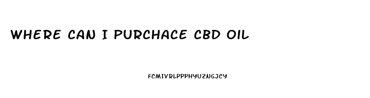 Where Can I Purchace Cbd Oil