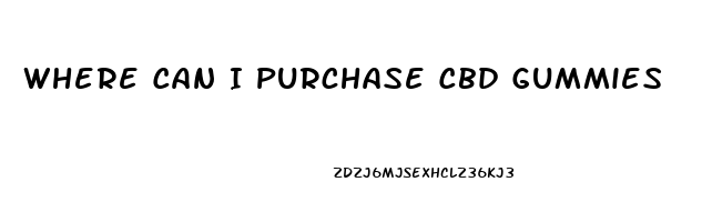 Where Can I Purchase Cbd Gummies