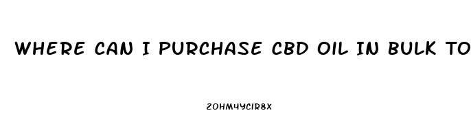 Where Can I Purchase Cbd Oil In Bulk To Put In My Sauves