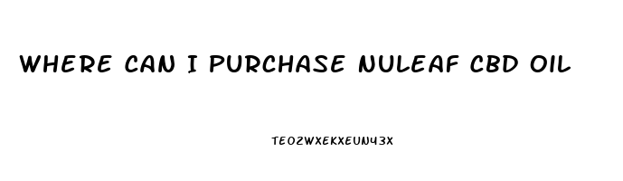 Where Can I Purchase Nuleaf Cbd Oil