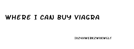 Where I Can Buy Viagra