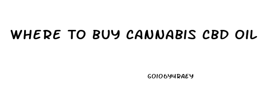 Where To Buy Cannabis Cbd Oil