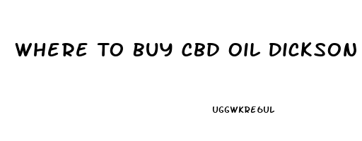 Where To Buy Cbd Oil Dickson Tn